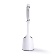 White & Grey Dispenser Toilet Brush with Holder